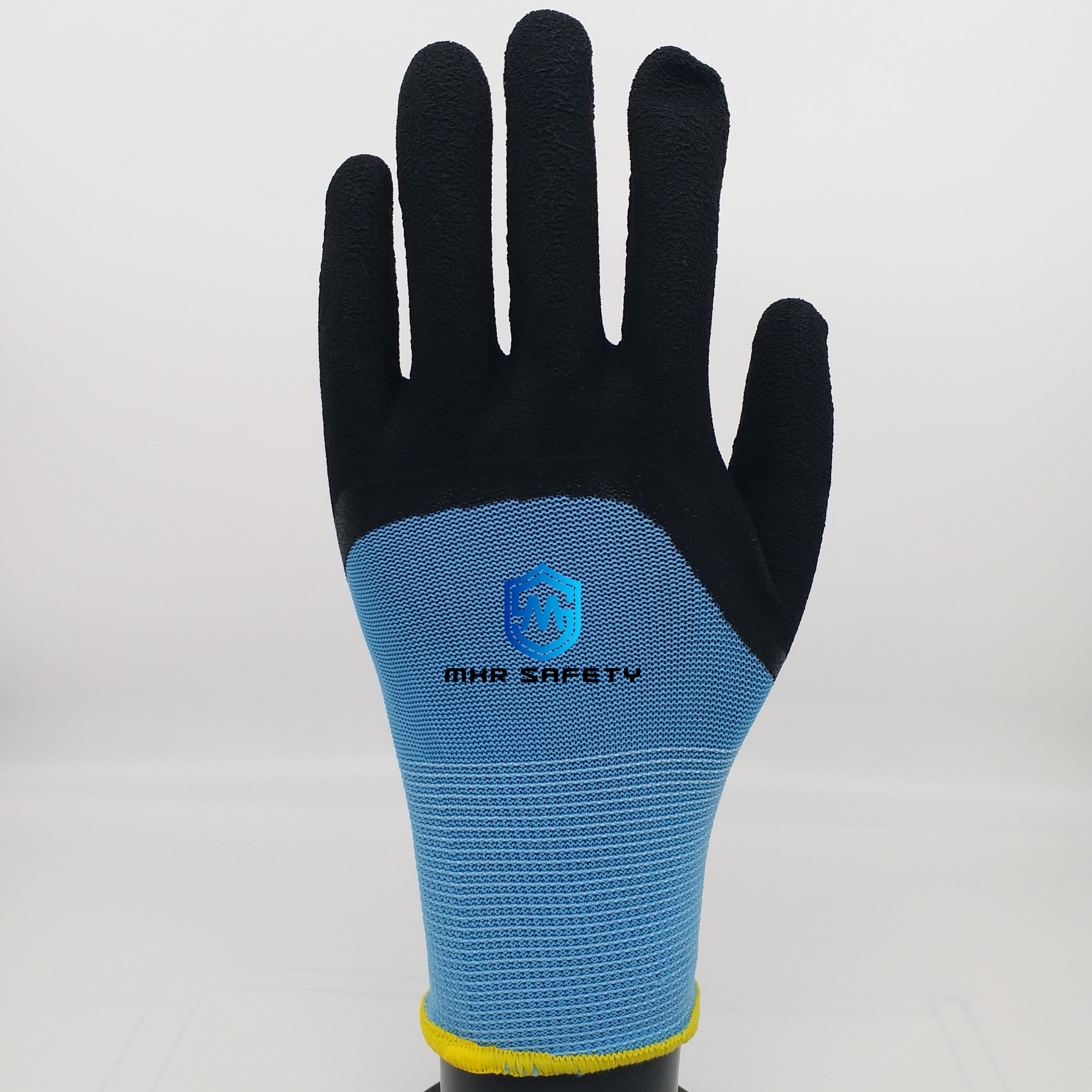 latex coated glove with foam