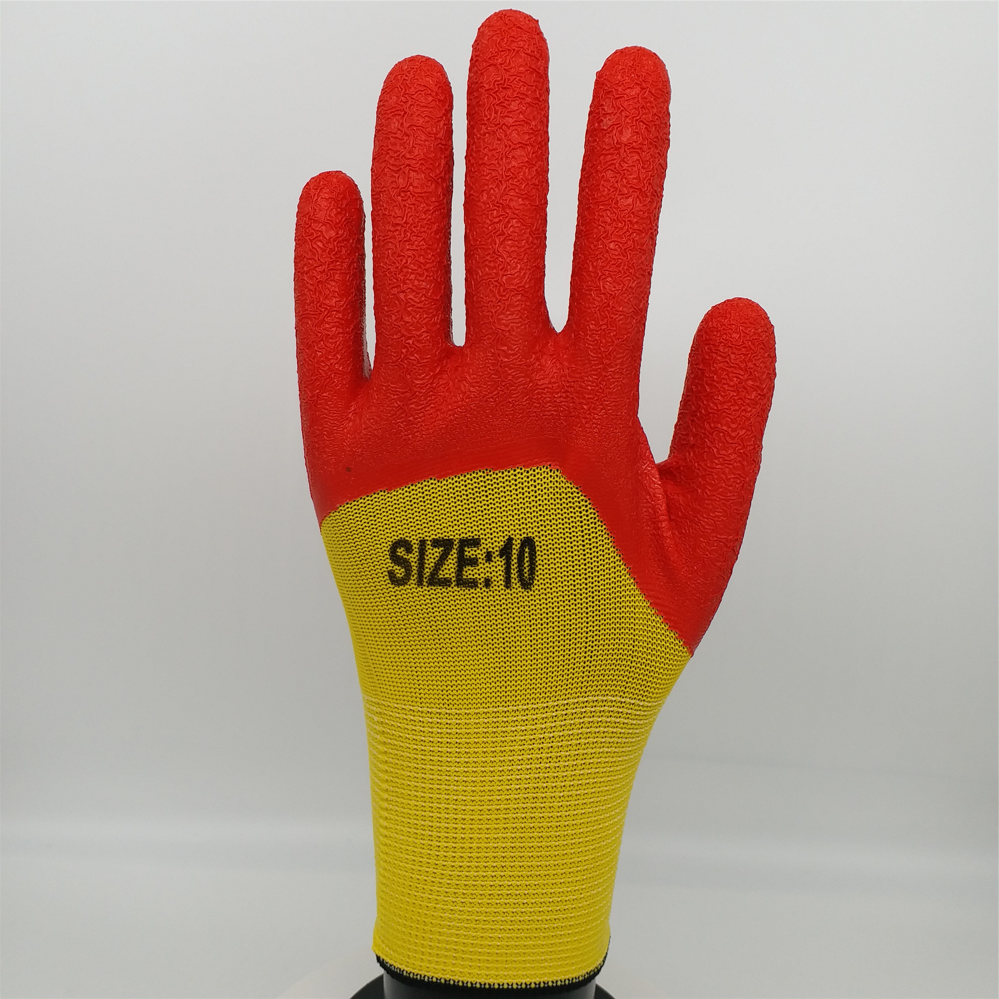 Hot selling Industrial safety hand anti slip heavy duty latex coated working gloves thermal gloves