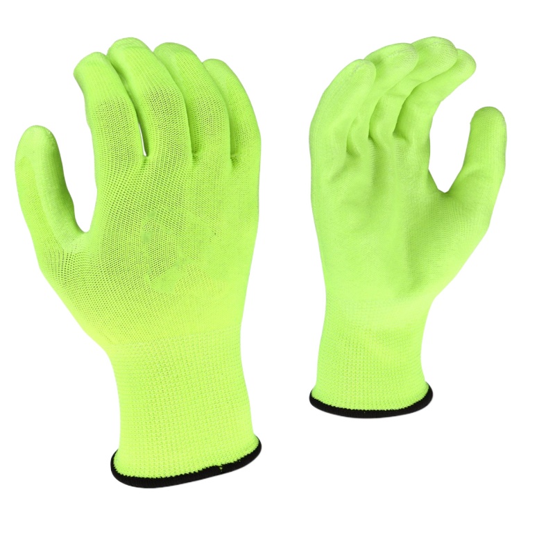 colour pu garden glove